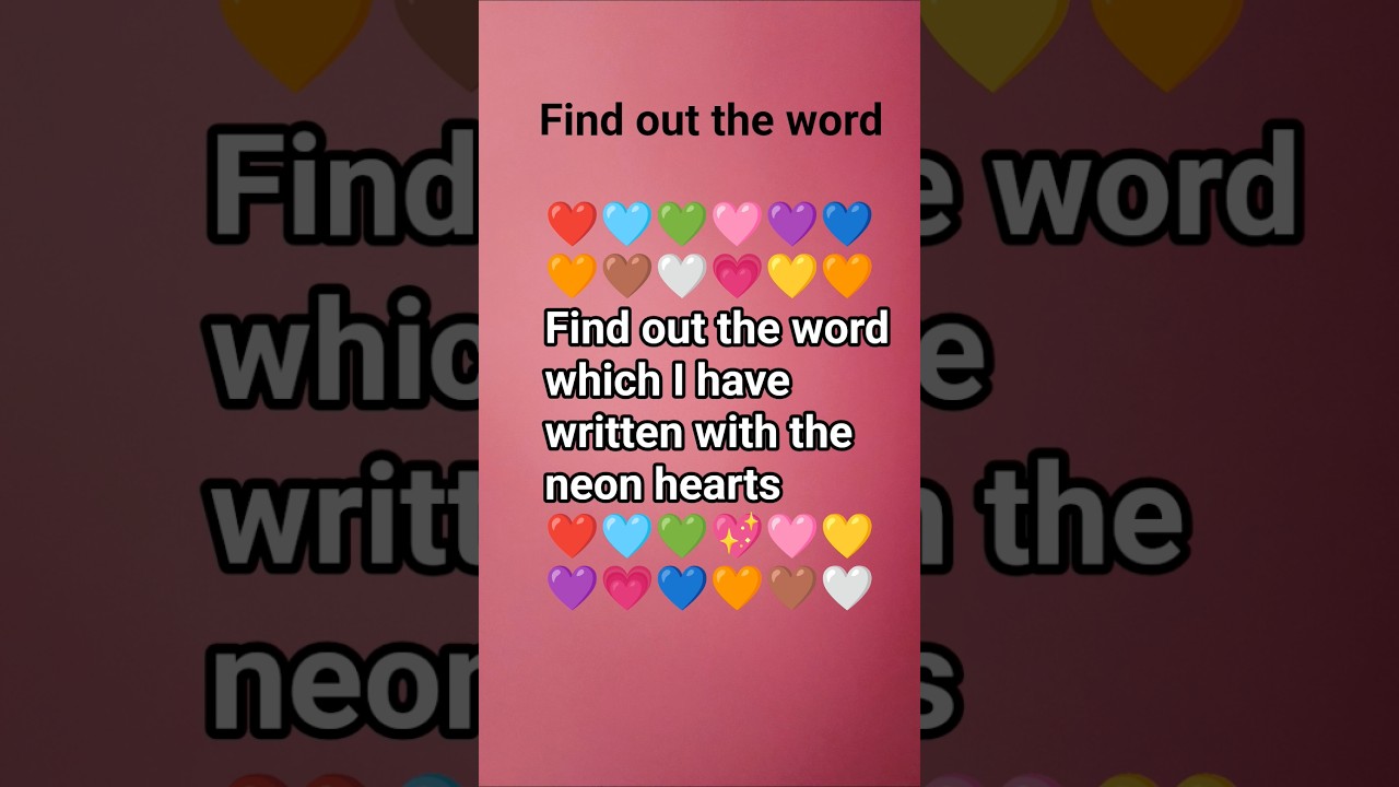 Find out the word 