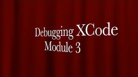 Learn iOS Objective-C  - Module3 - Debugging in XCode