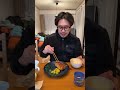 外国人妻がつくる今日の晩ご飯🫶　#外国人の反応 #外国人妻