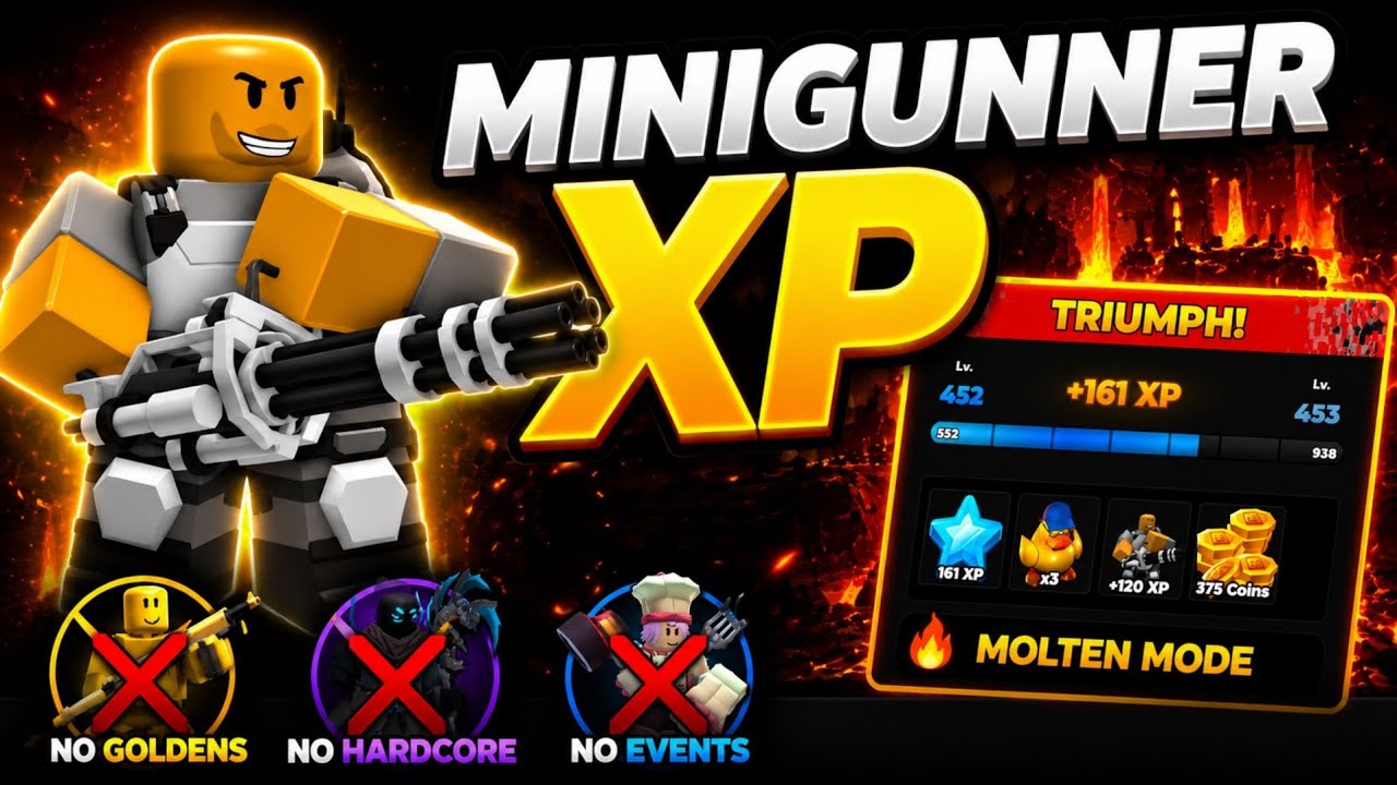 Xp Tds TDS Minigunner XP Guide – Molten Mode With No Golden, Hardcore or Event ...