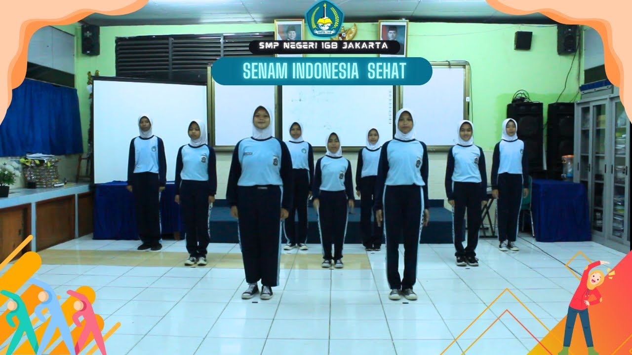 Lomba Senam Anak Indonesia Hebat 2025_SMP Negeri 168 Jakarta_DKI Jakarta
