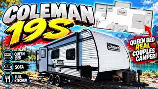 THIS SMALL CAMPER FEELS HUGE! | 2027 Coleman 19S Full Tour