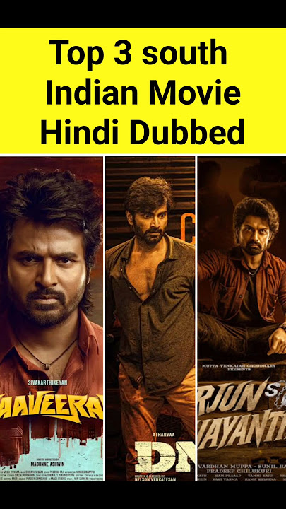 Top 3 New release South Indian movie Hindi Dubbed 2025