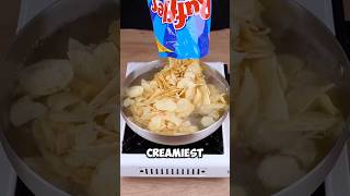 Did you know you can turn Potato Chips into the creamiest mashed potatoes ever✅