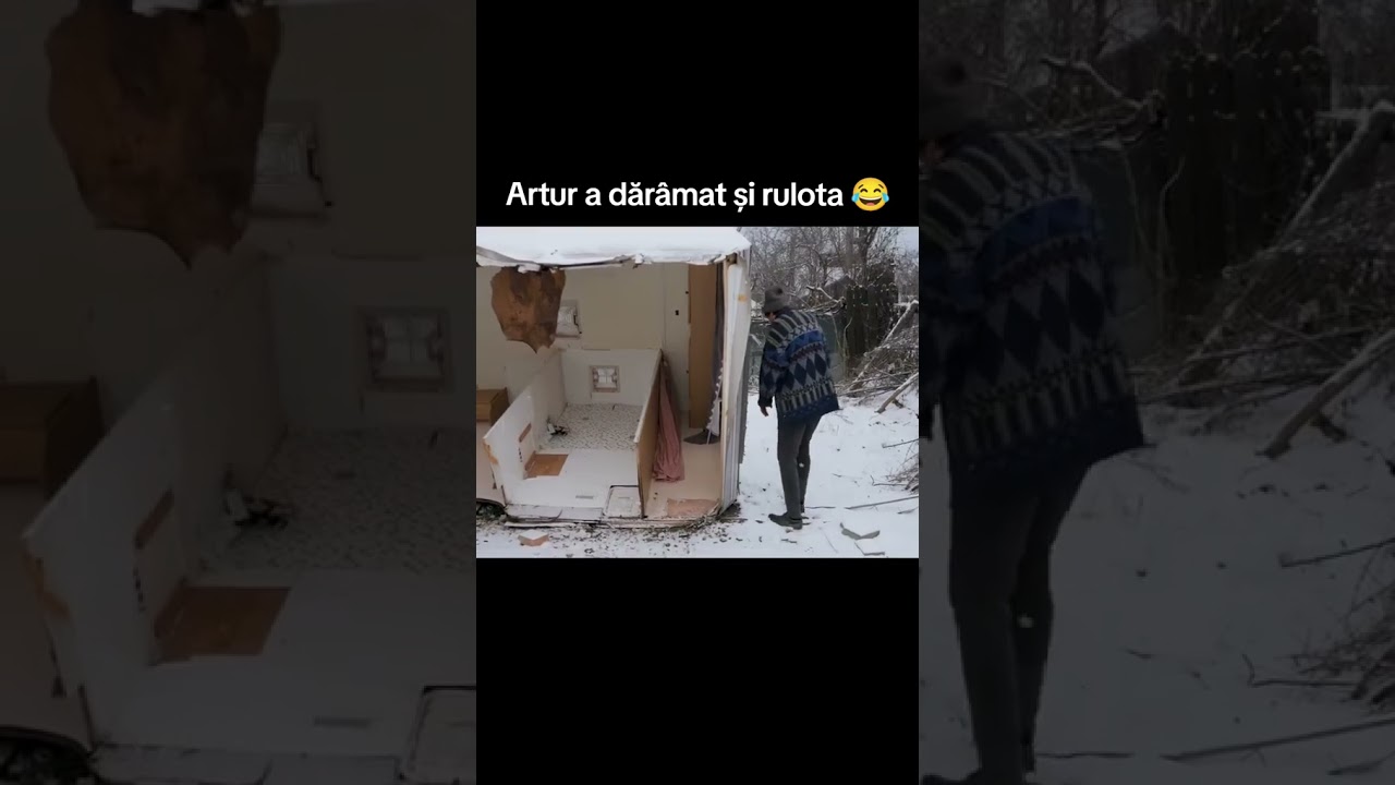 Arthur a dărâmat rulota 🤣🤣