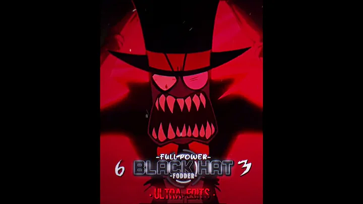 Alastor VS Black Hat | #edits #shorts #hazbinhotel #villainous #vivziepop #alastor