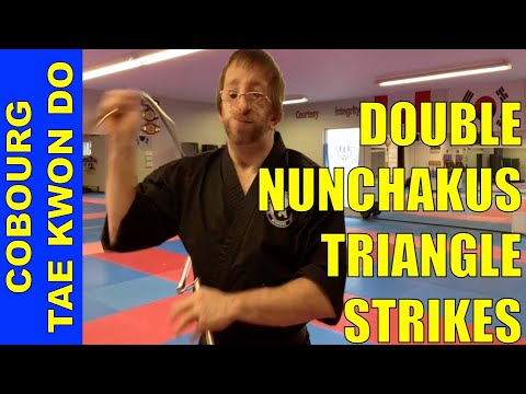 Double Nunchucks For Beginners - Triangle Strikes - YouTube