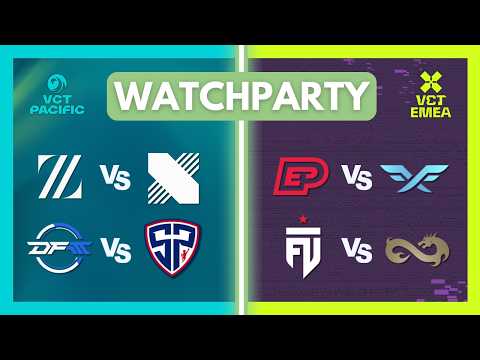 ZETA vs KRX & DFM vs SP | EP vs FF & FUT vs EF | VCT Pacific & EMEA Stage 2 - Play-Ins | !patreon