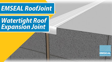 Expansion Joints for Roofs | EMSEAL RoofJoint Watertight Expansion Joint and Transitions