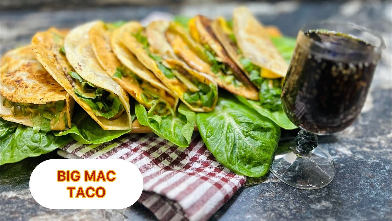بك ماك تاكو 🌮  عشاء سريع وخفيف ونظيف|| big mac taco
