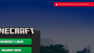 New Minecraft Launcher: Fix Microsoft Login Not Working Error Something Went Wrong In Login Process