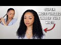 HOW TO PREP & MOISTURIZE NATURAL HAIR UNDER A HEADBAND WIG!! 😍😍