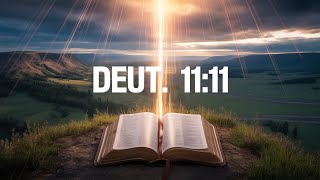 Youre Entering A Land Watered By Heaven Deut. 1111 Encouragement