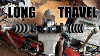 How To Easily Upgrade Your Go karts Steering Rack For Off-road || Long Travel Rack and Pinion