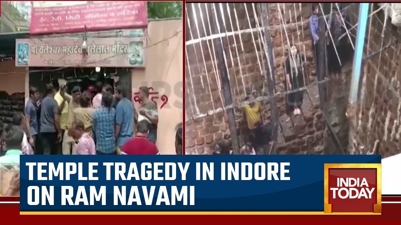 Indore: Temple Floor Sinks During Ram Navami Celebrations, Several Feared Trapped