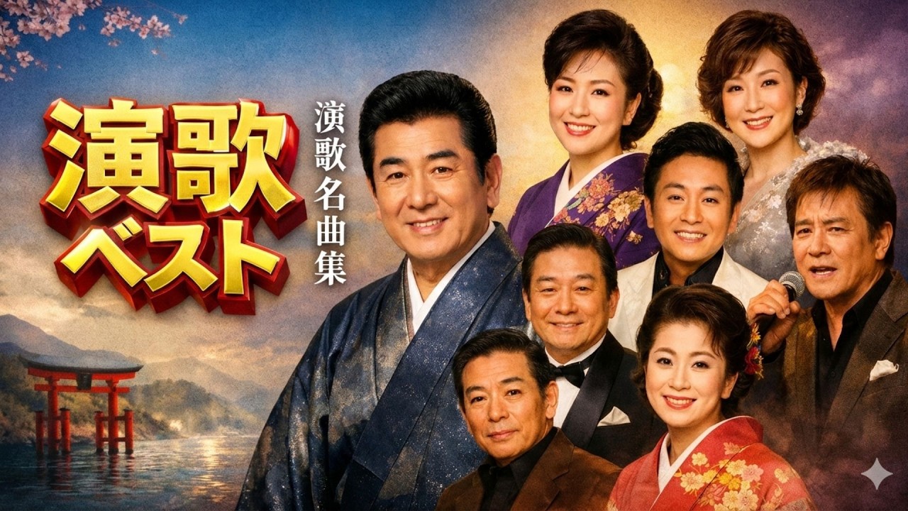 🌙【演歌BGM】静かな夜に聴く日本演歌｜癒しと郷愁の音楽 ☕