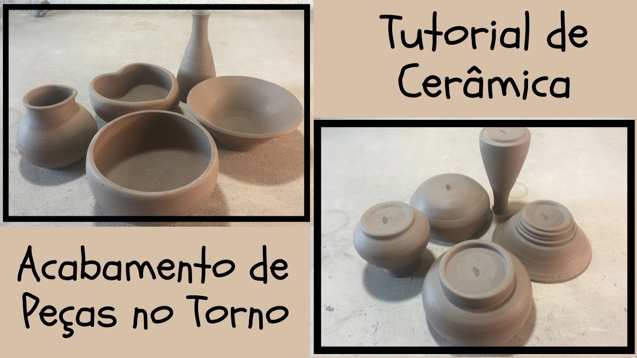 Acabamento de Peças no Torno | Tutorial de Cerâmica