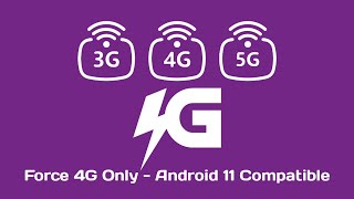 Force 4G Only - Android 11 Compatible. Set 4G/5G Only Network Mode in any Android screenshot 1