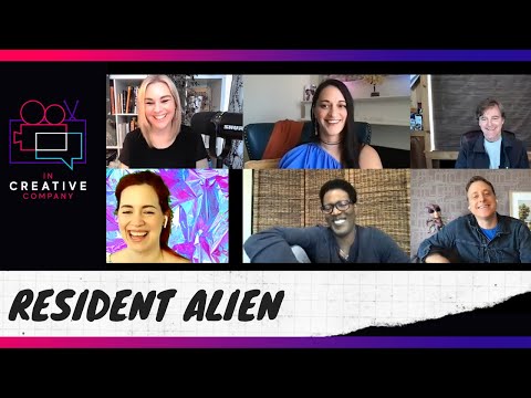 Resident Alien with Alan Tudyk, Sara Tomko, Alice Wetterlund, Corey Reynolds and Chris Sheridan.