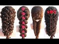 10 aesthetic hairstyle for lehenga | hair style girl | hairstyle for bride | hairstyle tricks