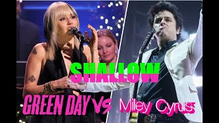 GREEN DAY & MILEY CYRUS SING SHALLOW. From A Star Is Born (COVER AI)