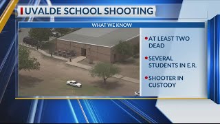 BREAKING: At least 2 people dead, multiple children injured at Uvalde elementary school shooting