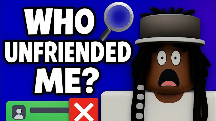 How to Check Who Unfriended You on Roblox!