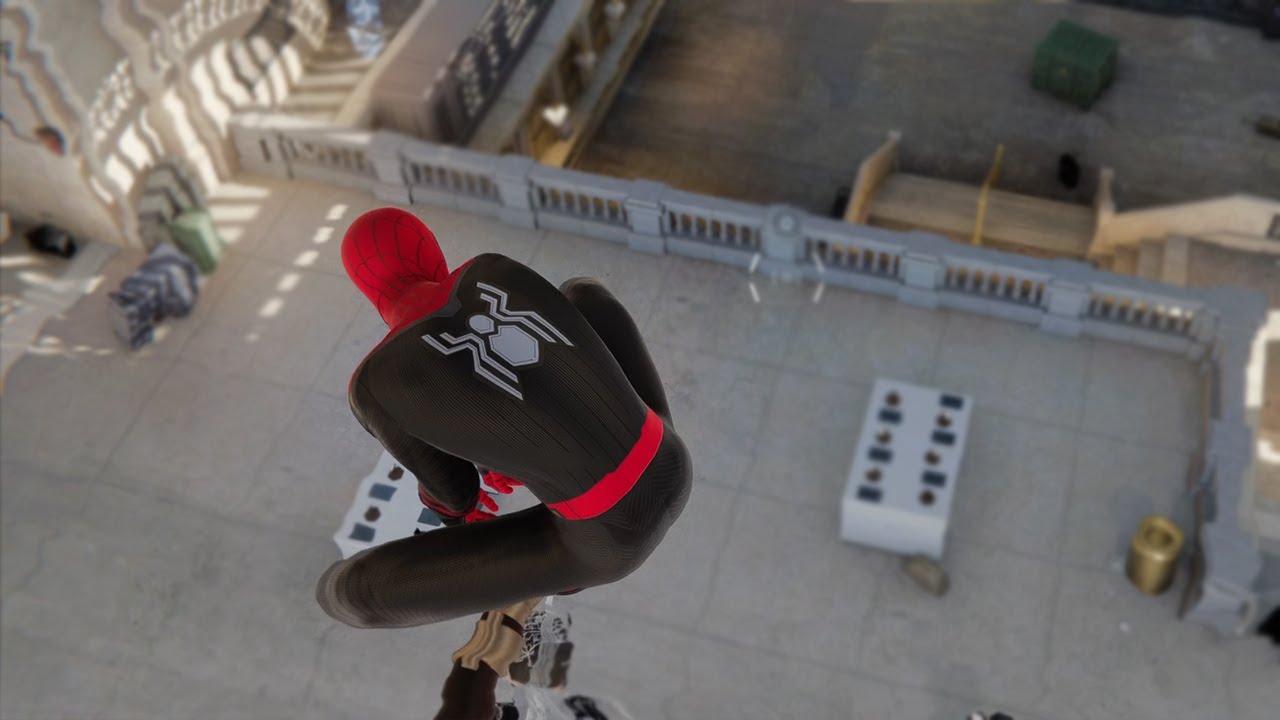 Spider-Man PS5 Stealth Gameplay in Bank Mission