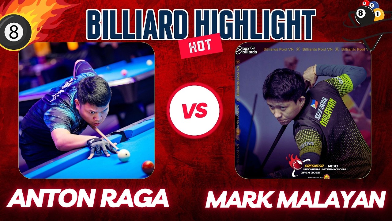 2026 PATTAYA OPEN POOL | Anton Raga vs Mark Malayan | Race to 9 | Round 3