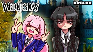 Going to Nevermore Academy with Wednesday! | Roblox | Nevermore Story screenshot 3