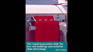 This Rapid Evacuation Slide For Low-Rise Buildings Uses Aviation Slide Technology I Pvc News