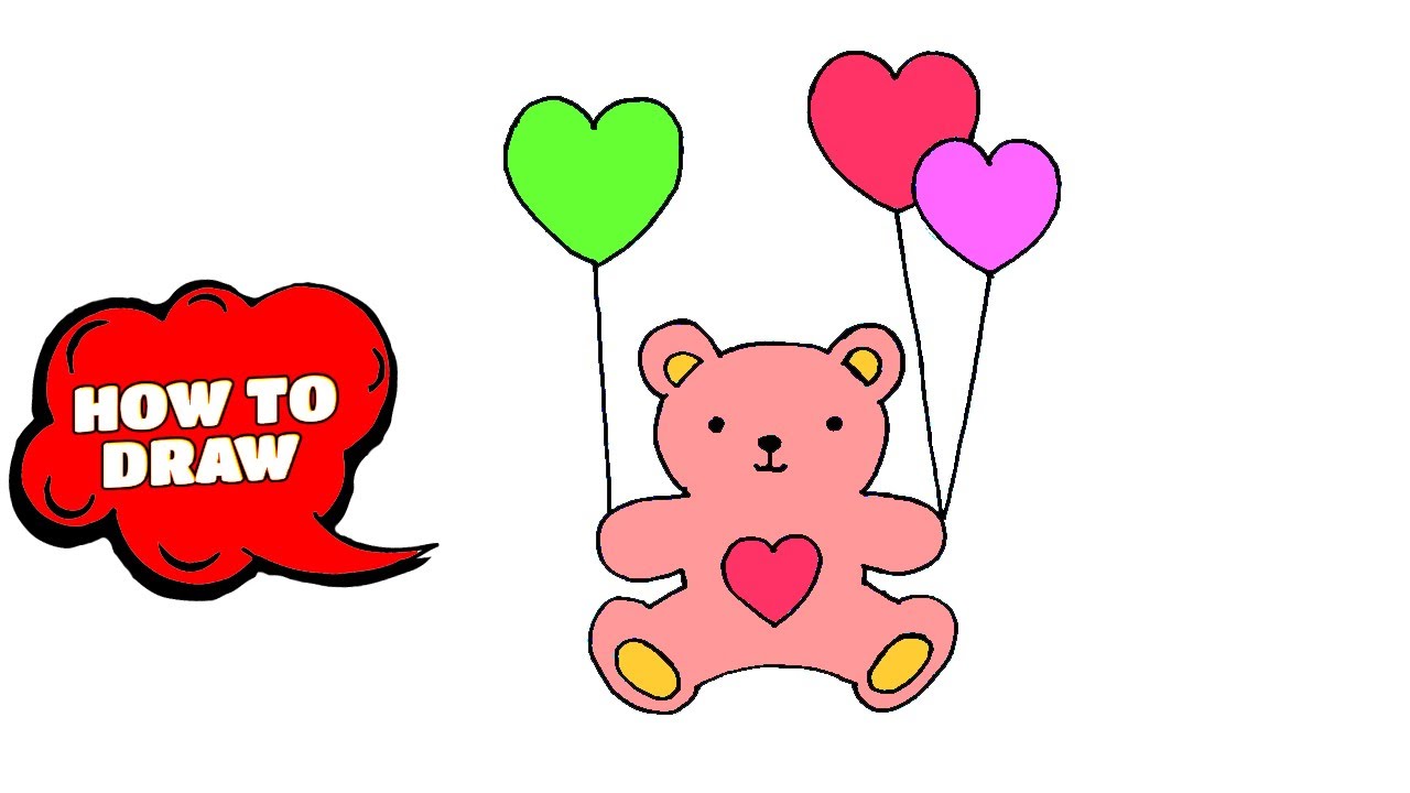 Art for kids hub Valentines day Valentines day teddy bear