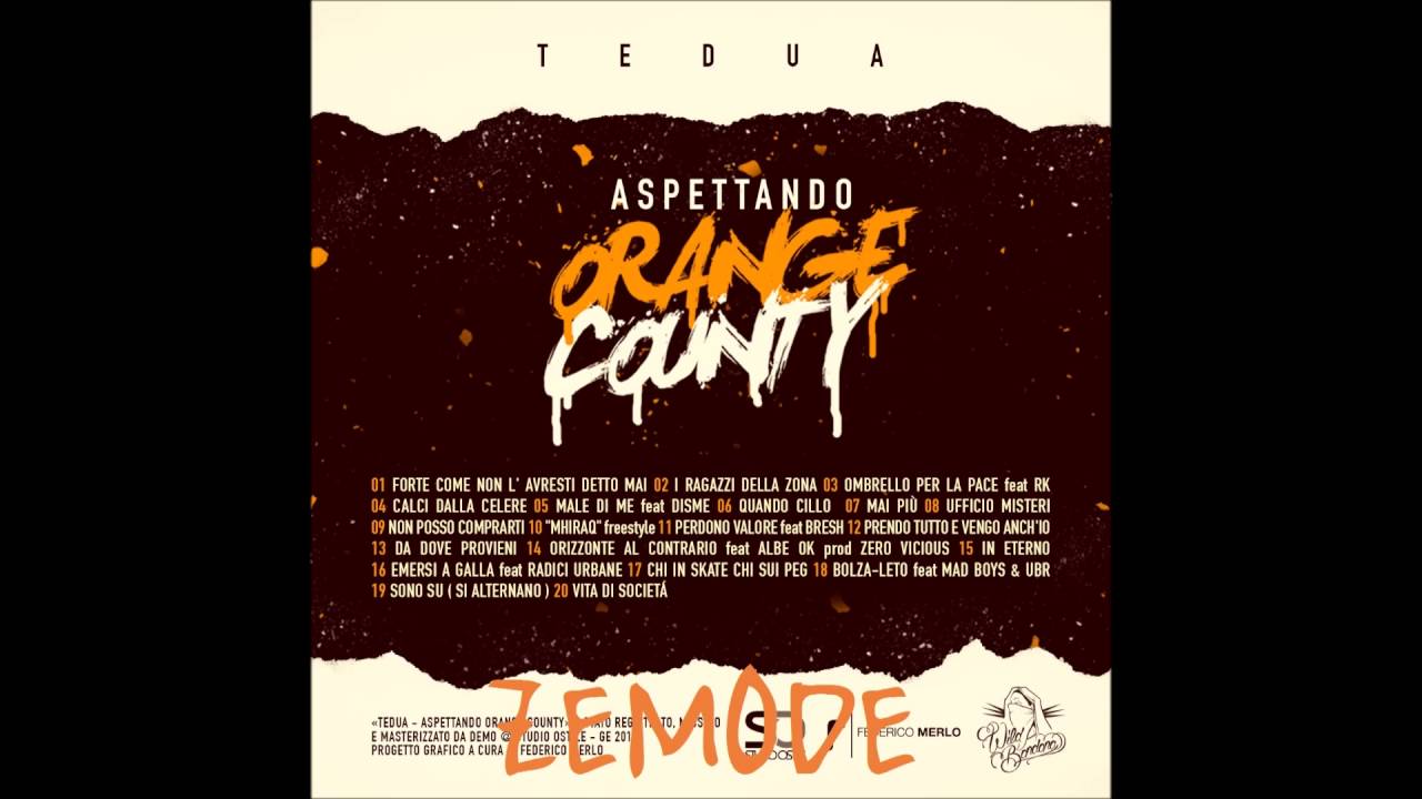 Tedua - I Ragazzi Della Zona (Instrumental)