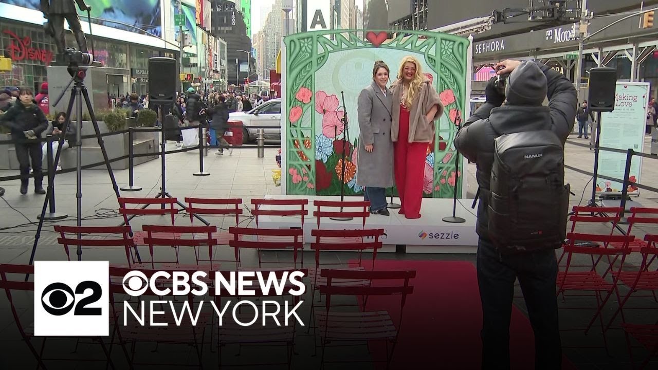 Valentine's Day weddings to take over NYC's Times Square