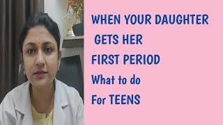 when your daughter gets your first periods Puberty Adolescents Adolescence Periods talk menstrual