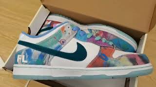 Nike SB Dunk Low Futura Laboratories Bleached Aqua