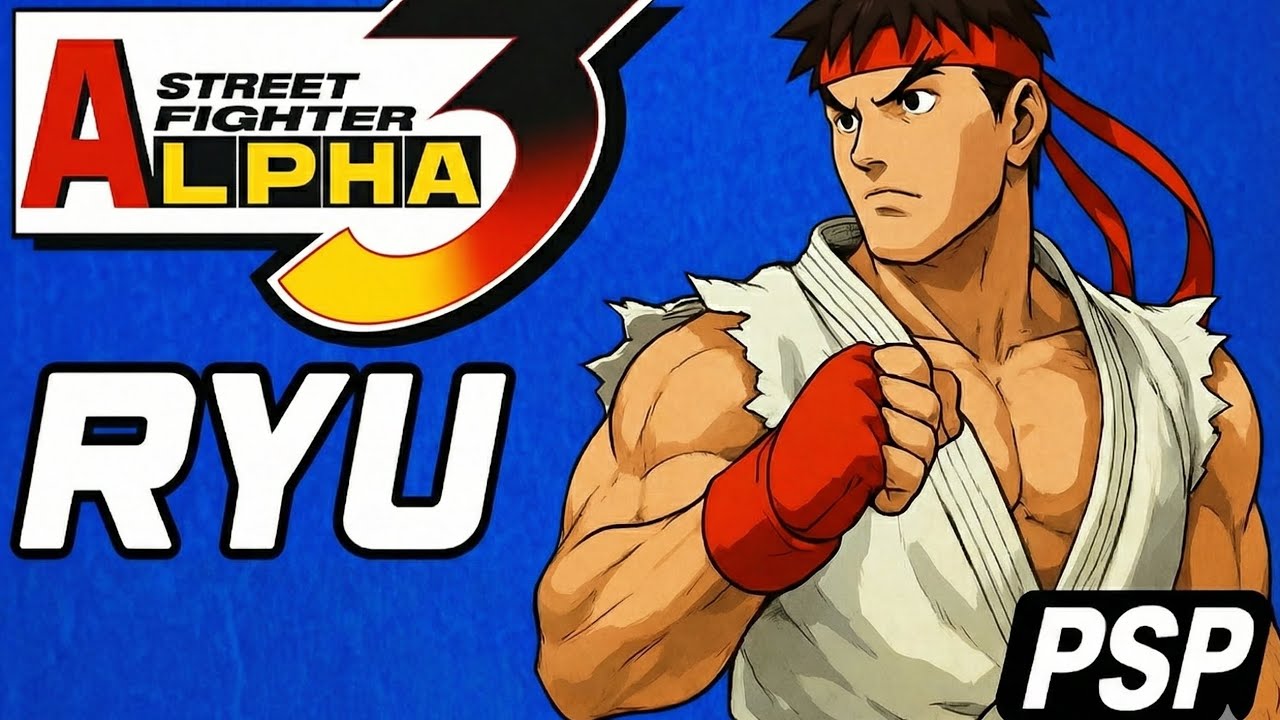 Street Fighter Alpha 3 (PSP Emulador) play Ryu