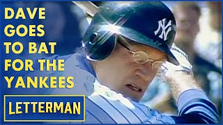 Dave Pinch Hits For The New York Yankees | Letterman
