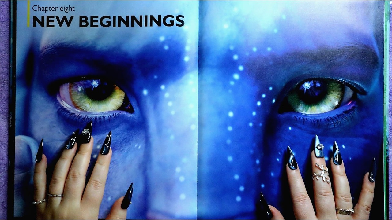 ASMR Art Book Tracing, Avatar's World in Every Illustration