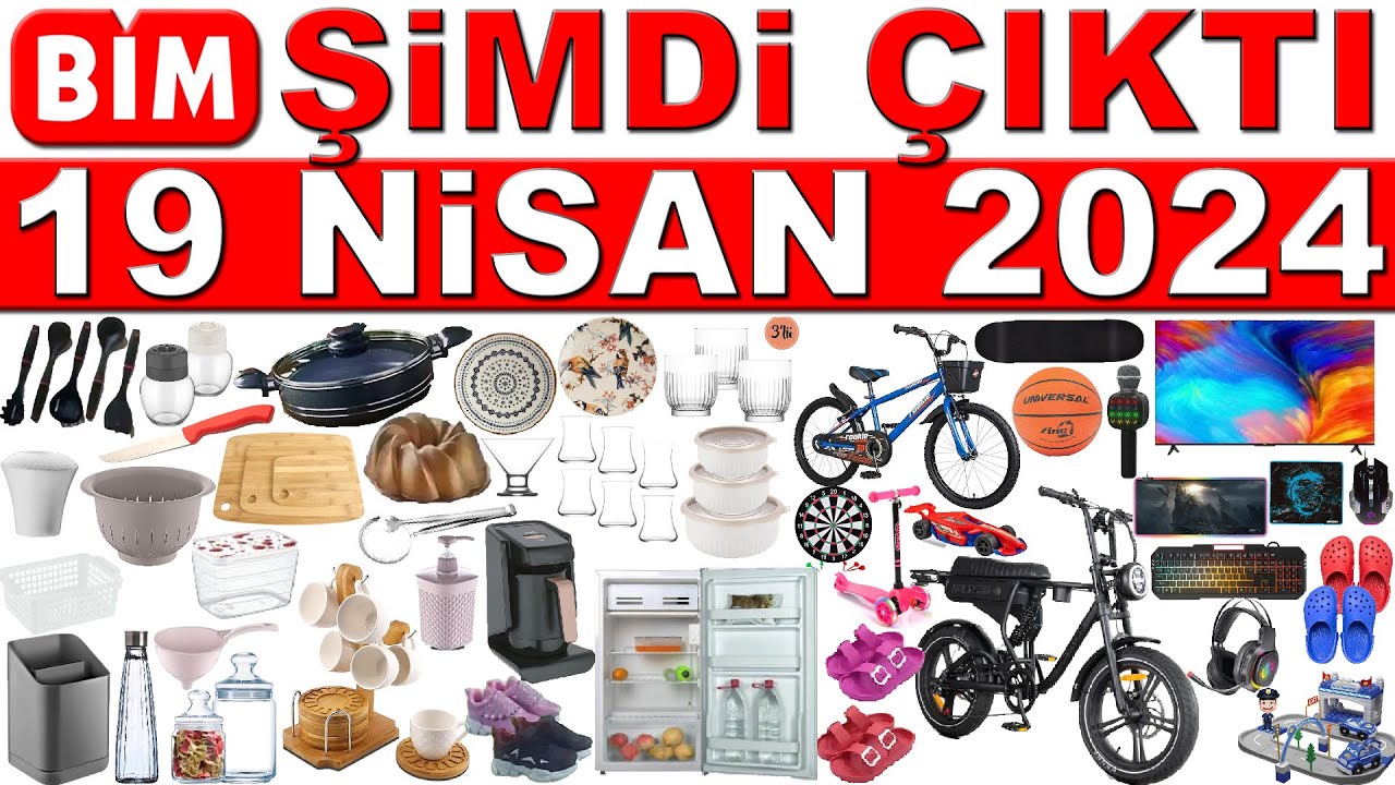 BİM 19 NİSAN 2024 | BİM ÇEYİZLİK MUTFAK ÜRÜNLERİ | BİM TERLİK ÇEŞİTLERİ | BİM AKTÜEL KATALOĞU