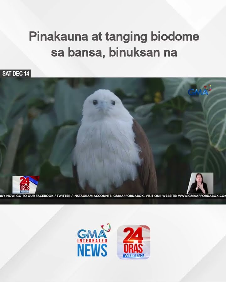 Pinakauna at tanging biodome sa bansa, binuksan na | 24 Oras Weekend