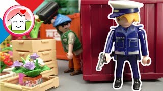 Playmobil police en francais Commissaire Overbeck - Mega Pack La famille Hauser