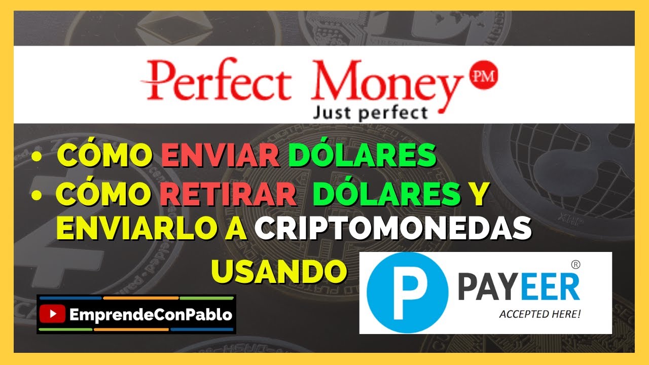 Perfect Money 📢 Como enviar y retirar dinero📢