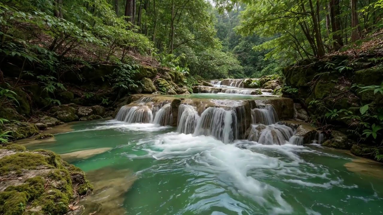 Natural Forest River Water Sounds for Sleep Supporting Smooth and Calm Relaxation