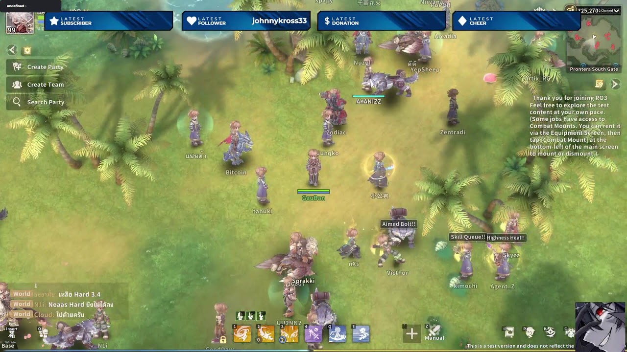 Ragnarok Online 3 - PT- GL then Assassin Test - YouTube