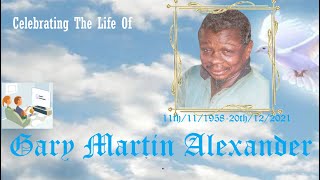 In Loving Memory Of: Gary Martin Alexander