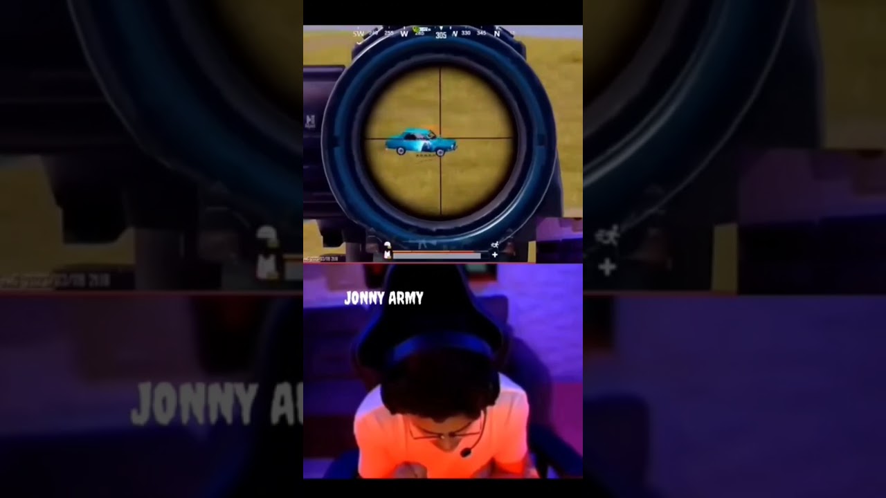 jonathan running car spray in pubg mobile 