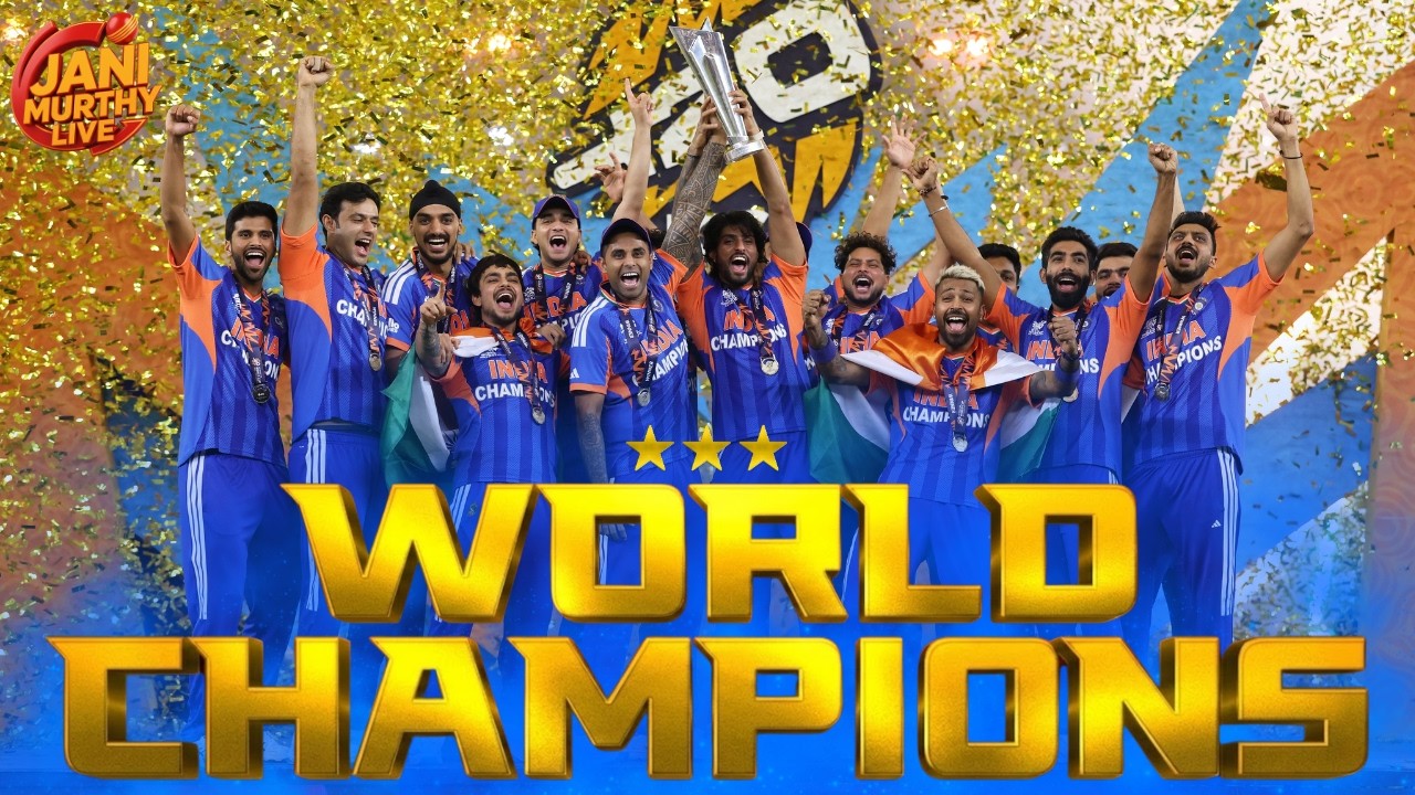 History Repeated and Defeated! India Retain T20 World Cup Title | Live With Jani🔴