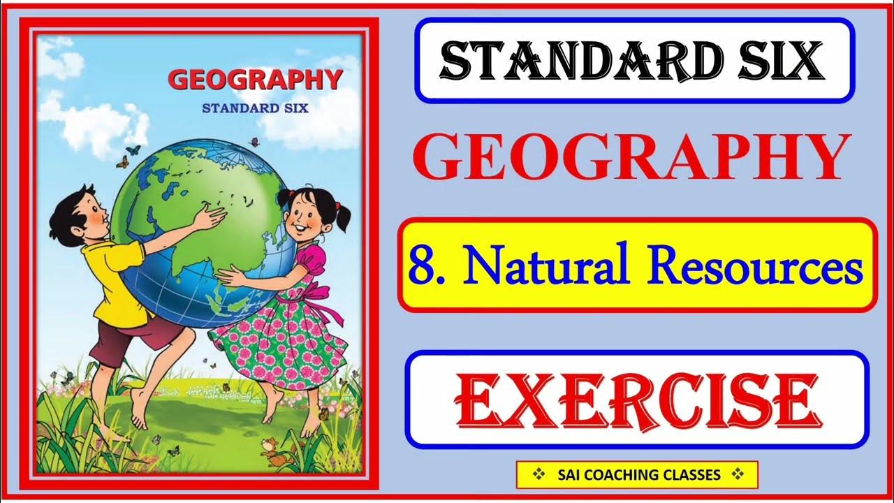 Natural resources Exercise Questions answers class 6 Geography 6th Std