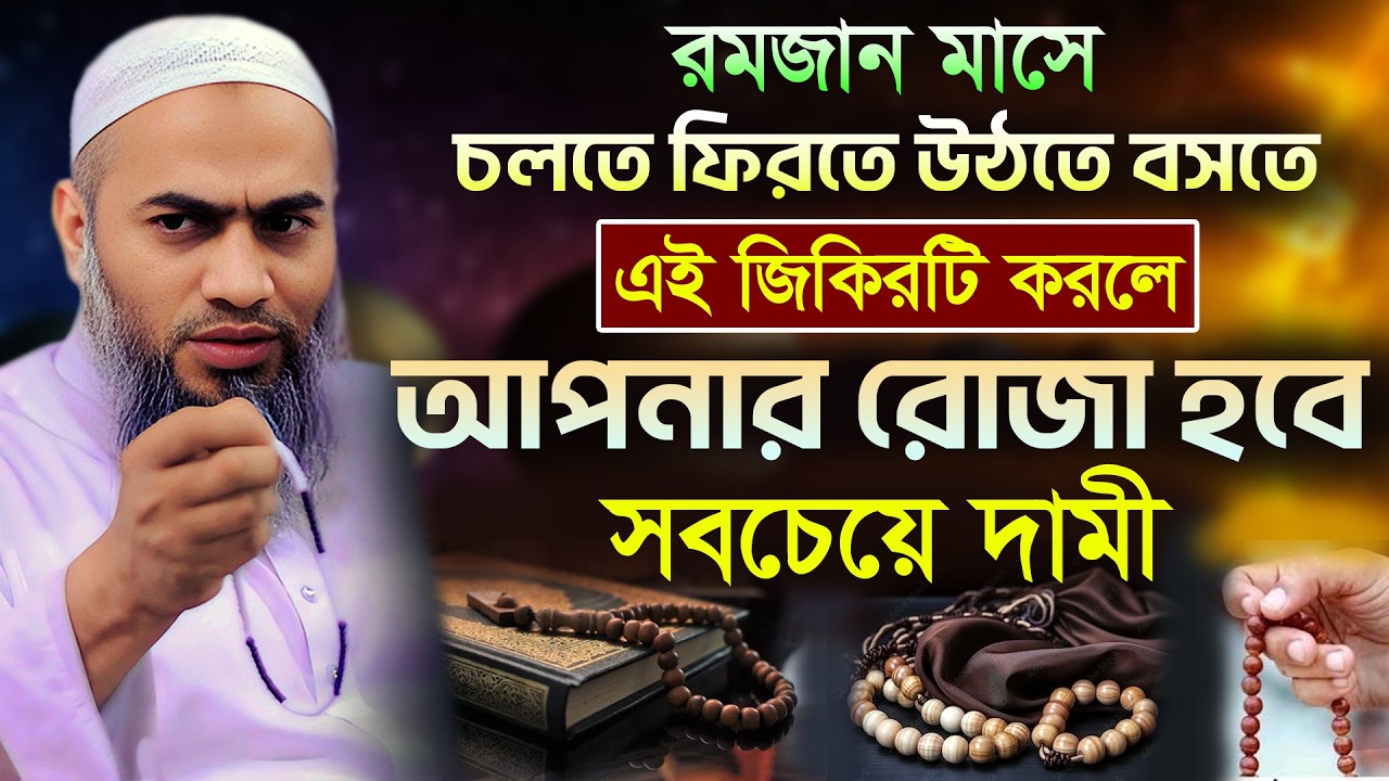 যে জিকির করলে রোজা সবচেয়ে দামী হবে 🔥🔥🔥 | আল্লামা মুফতী মুস্তাকুন্নবী কাসেমী | Mustakunnabi Kasemi